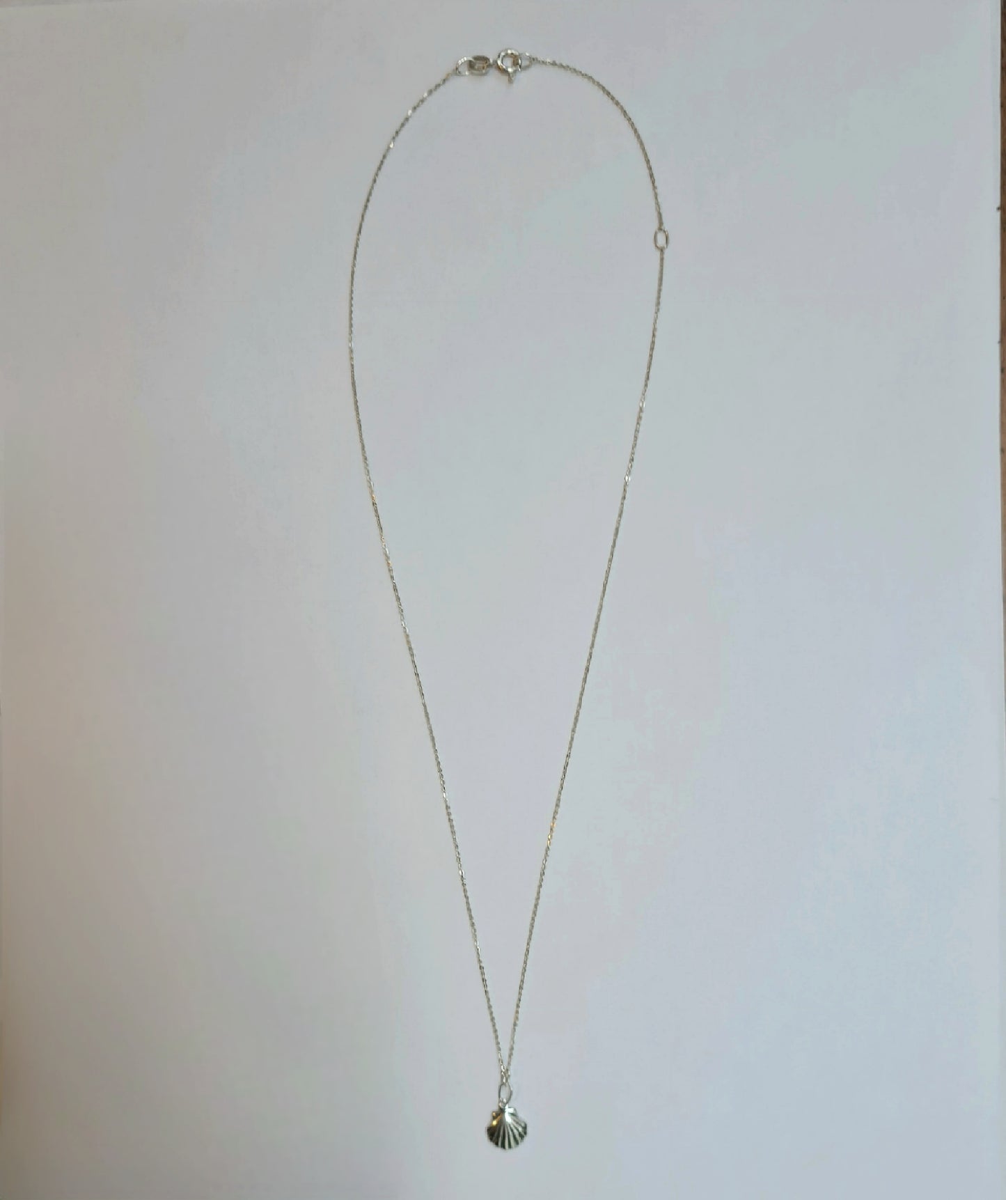 Athena's Silver Scallop Shell Pendant