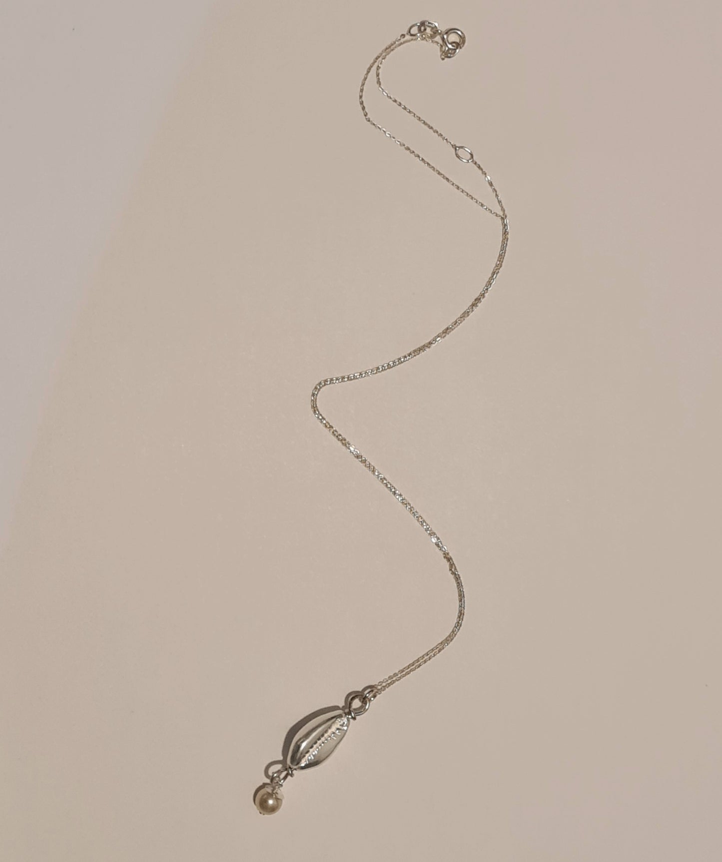 Athena's Silver Freshwater Pendant