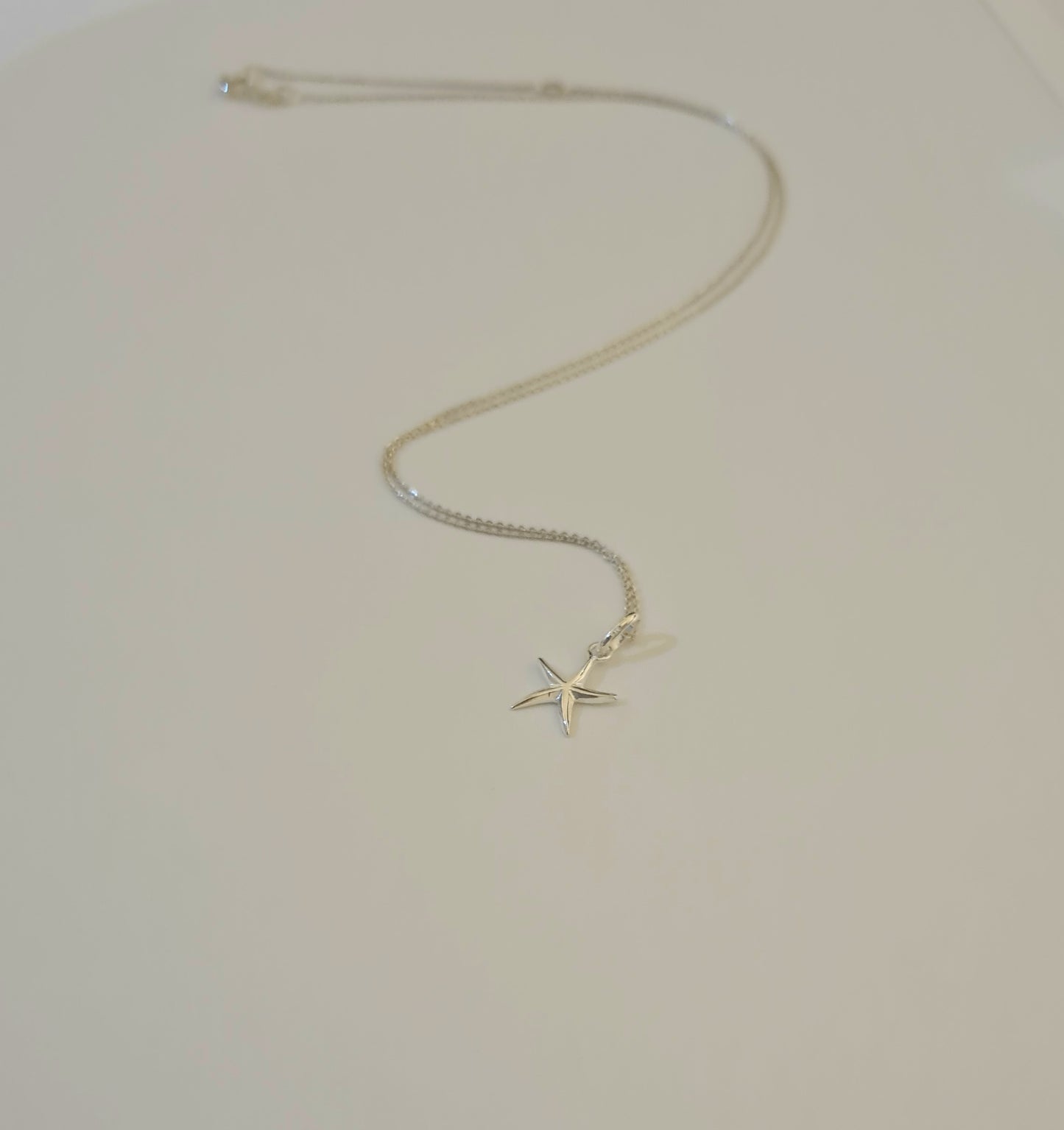 Athena's Silver Starfish Pendant