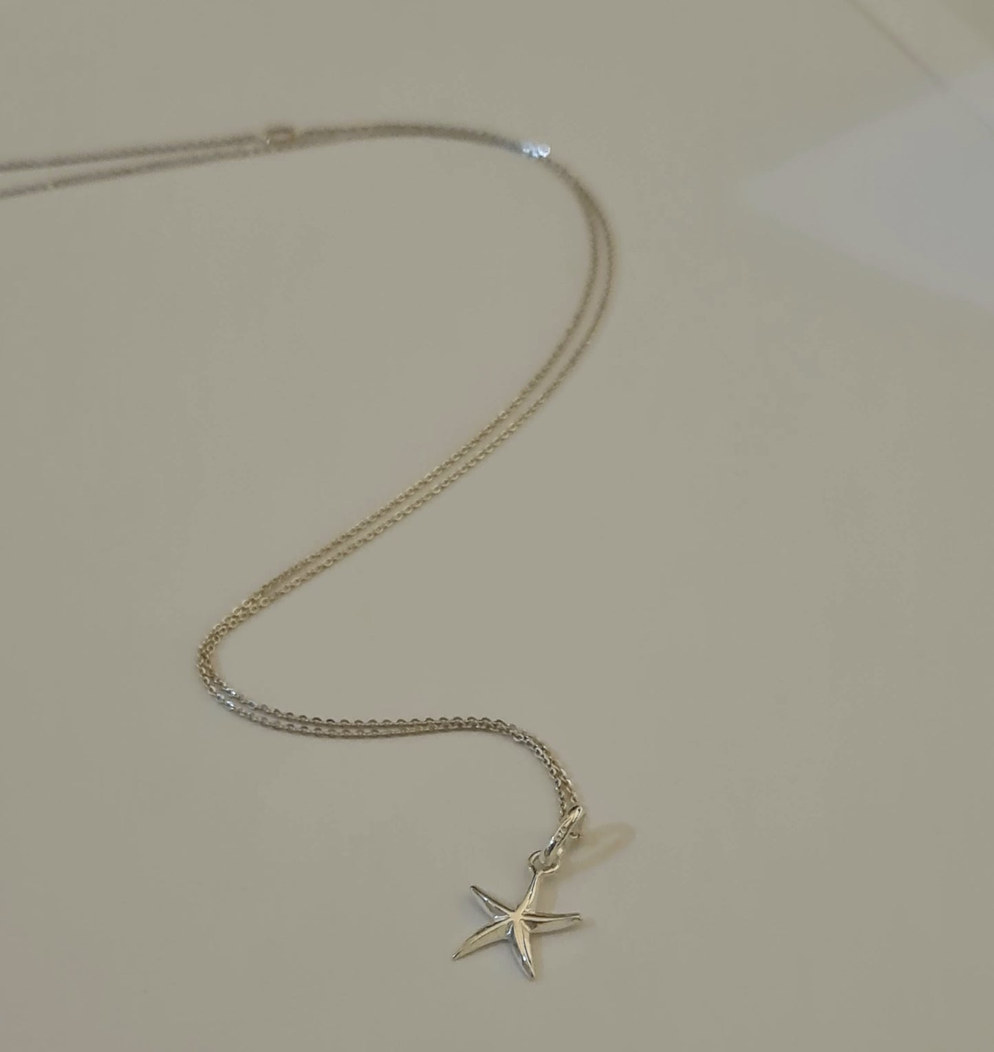Athena's Silver Starfish Pendant