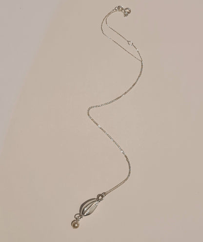 Athena's Silver Freshwater Pendant