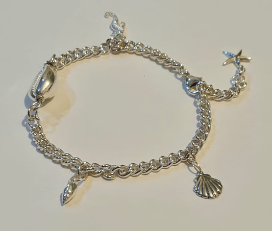 Athena's Atlantis Silver Bracelet